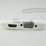 Client Custom Male dp to Female Hdmi Vga Converter Cable for Data Transmission thumbnail-3