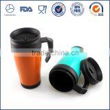 Double Wall Vacuum Flask Thermos/plastic Coffee Mug With Handle thumbnail-3