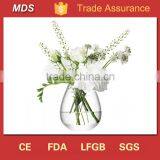 Wholesale tall slim cylinder clear crystal vase glass vase for home decoration