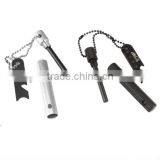 4in1 Camping Survival Magnesium Flint Stone Fire Starter Lighter Kit Tool With Compass thumbnail-1