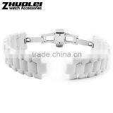 22*11|19*9mm High Quality Ceramic Watch Bracelet for Men's and Women's With Stainless Steel Buckle Wholesale 3PCS thumbnail-4