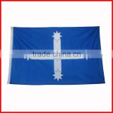 90*150cm green white flag,high quality flag,screen printing flag