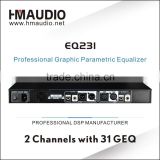 EQ231 Stereo Graphic Professional Audio Equalizer with 48KHz sampling frequency