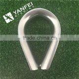 Stainless Steel G411 Light Duty US Type Wire Rope Thimble thumbnail-1