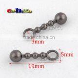 Metal Ball Chain Zipper Pull Tap Zinc Alloy Nickel For DIY Zipper Sliders #FLQ163 thumbnail-3