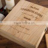 Fantastic 3 Bottle Wooden Wine Box Canton Fair 2015