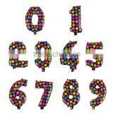 16 '' Number Balloons Pink Number Foil Balloon Wedding &Party Decorate Globos thumbnail-3