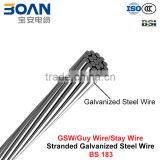 Gsw, Stay Wire, Guy Wire, Stranded Galvanized Steel Wire (BS 183) thumbnail-1