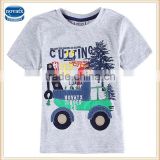 (C5870D) 2-6Y nova kids 100% cotton boys tshirts summer applique children wear fresh stock baby t shirts