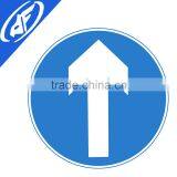 EN12899 Reflective Direction arrow forward sign face