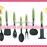 2015 hot sale wholesale nylon kitchen utensils set non-stick pan FDA/LFGB/CE eco-friendly and food garde colorful