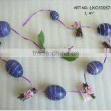 Hot Sale Artificial Polyster 41" Flower& Egg Garland For Christmas And Home Decoration thumbnail-1