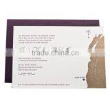 Unique Wedding Invitation Card, Greeting Card With Envelop Priniting thumbnail-4