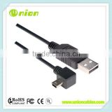 Right Angle USB Mini B and Micro B Cables