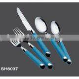 Stainless Steel Cutlery Set With Plastic Handle thumbnail-4