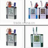 Hot Sale Multi-purpose Digital Alarm Clock Pen Holder
