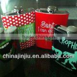 304 8oz Stainless Steel New Hip Flask With Water-tranfer