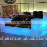 shanghai commericial event rental nightclub acrylic led illuminated loveseat sofa