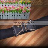 Fashion Lady Belts Hot Sell Elastic Womens Belt With PU Leather Ending thumbnail-4
