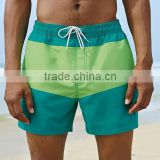 custom 100% polyester green men surfing shorts