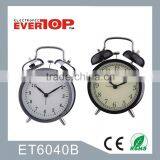 2016 HOUSEHOLD NICE TWIN BELL ALARM CLOCK ET6040B