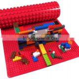 Rollable Durable Portable Toys Silicone Blocks Building Play Mat