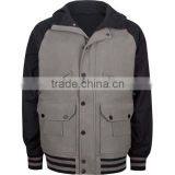 2014 Latest Design Wholesale Leather Jacket Ladies Custom Bomber Jacket