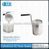 Pasta Basket,Cooking Colander,Stainless Steel Mesh Strainer (L-BTW60S69-201) thumbnail-1