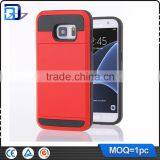 TPU PC Card Slide Holder Phone Case for Samsung Galaxy S7 Case thumbnail-6