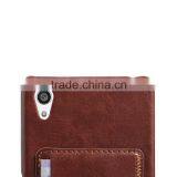 New Arrival PC+PU Leather Credit Card Holder Case Leather Case for Sony Xperia z5 Premium Wholesale thumbnail-3