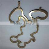 Mickey Mouse Logo in Gold Plating , Factory Direct Die Casting Mickey Design Metal Logo Cartoon Sign thumbnail-5