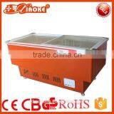 DG-210W Used Glass Door Air Cooler Freezer Island Freezer Manufacture by HSTD Cheaper Price With Large Quantity thumbnail-3