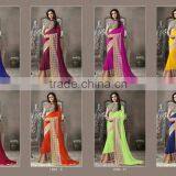 Indian Art Silk Bollywood Sarees Wholesale thumbnail-3