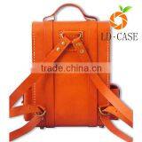 Vintage Backpack Leather / School Bag/ Rucksack/ Outdoor Travel Backpack thumbnail-3