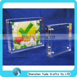 acrylic square block for photo frame perspex photo frame for mothers birthdays