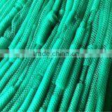 shinny good quality pe fishing net tight knot,green color