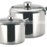 Sunnex stainless steel Sugar bowl with cover