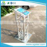 Factory direct aluminum church lecture truss stand podium