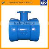 EN545 DI ALL TEE Flanged or PVC Pipe Fittings