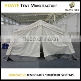 outdoor portable aluminum frame army tent millitary canvas shelter emergency disaster relief shelter
