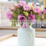 New Artificial Flowers Silk Bouquets of Roses Home Interior Decoration Flower thumbnail-2