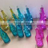 Set of 3 Wine Bottle Candle Holder ,LED String Lights,mail Order Candle Holder thumbnail-2