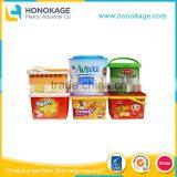 IML PP Plastic Decorative Cookie Box,Manufacturer of Large Plastic Biscuit Packaging Container thumbnail-1