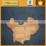 Solid Homemade Antique Display Hexagon Wooden Base for Sell thumbnail-1