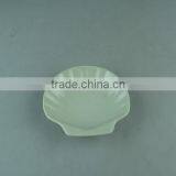 Wholesale Stock Ivory Porcelain Soap Dish Set Shell Shape thumbnail-3