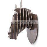 Wall Hanging Wood Crafts Zebra Head Decoration thumbnail-1
