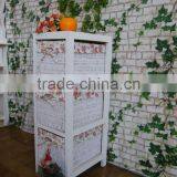 White Wooden Cabinet With Drawers/wooden Chest/wooden Furniture thumbnail-5