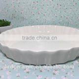 Stocked High Quality Round Beautiful Porcelain Plate Ceramic Soup Dish thumbnail-2