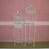 metal standing bird cage