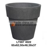 Vietnam Wholesale Lite Stone Black Concrete Planter Wholesale